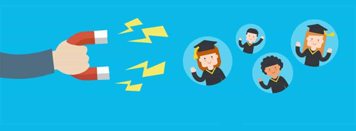 atrair alunos para escola de inglês