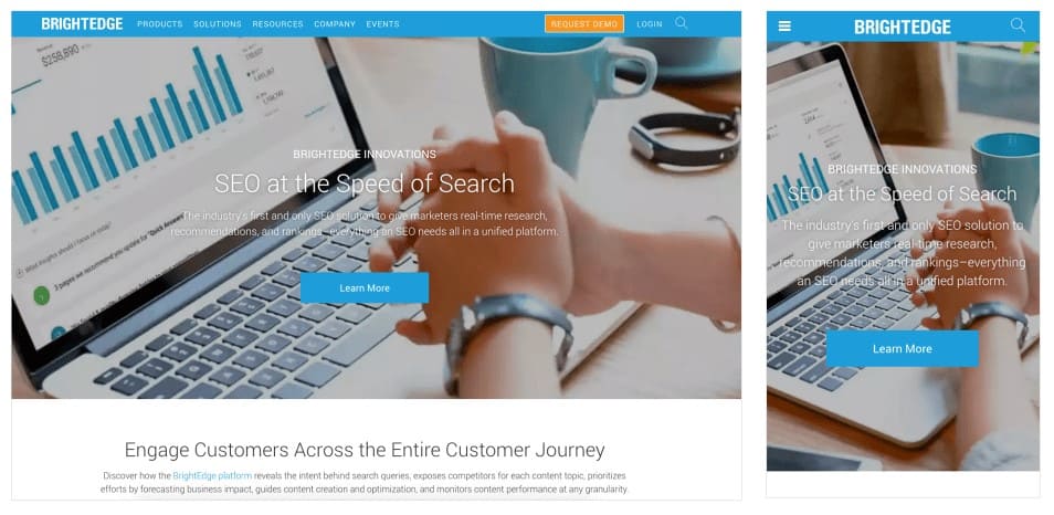 brightedge falta navegação cta-min
