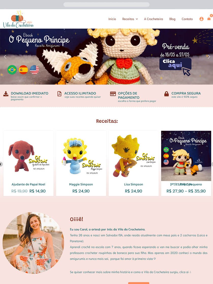 Você vende ou pretende começar a vender receitas de Amigurumi? Então você precisa saber disto! 7