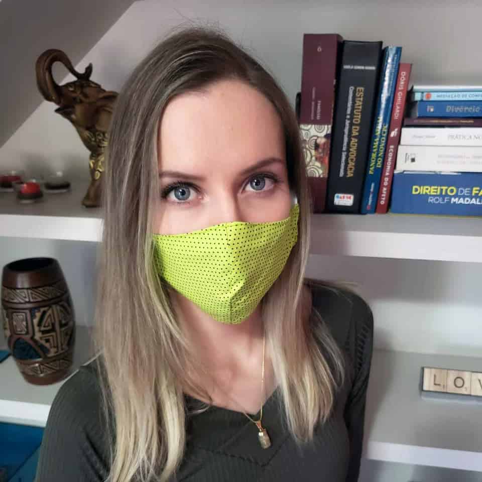 Máscara de Tecido Tricoline Lavável - Imagem 5